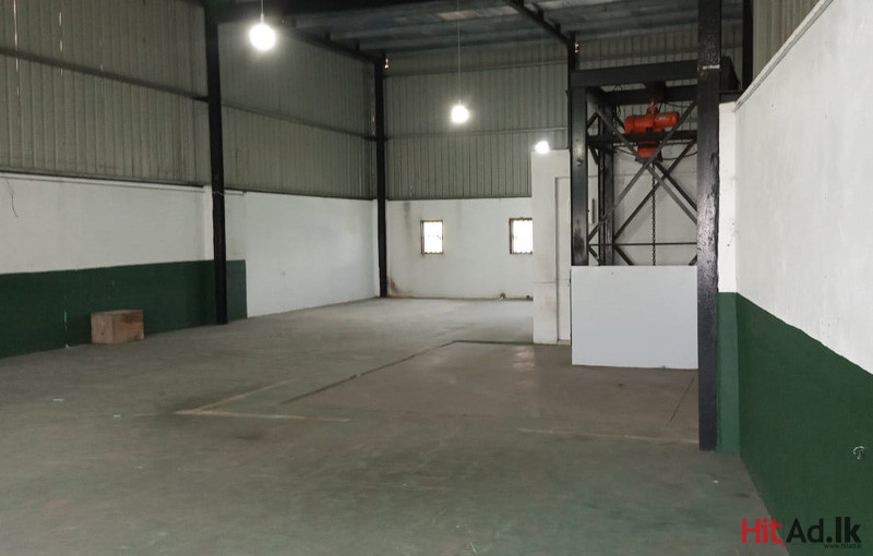 Warehouse for rent in Colombo 15