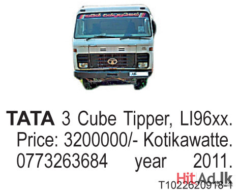 TATA 3 Cube Tipper