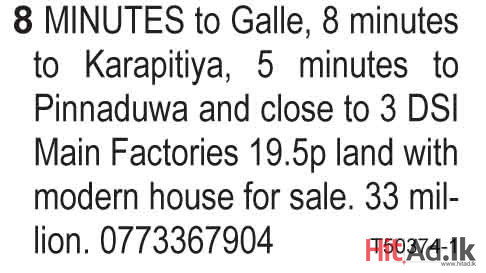 8 Minutes to Galle
