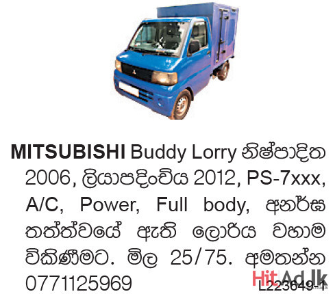 Mitsubishi Buddy Lorry