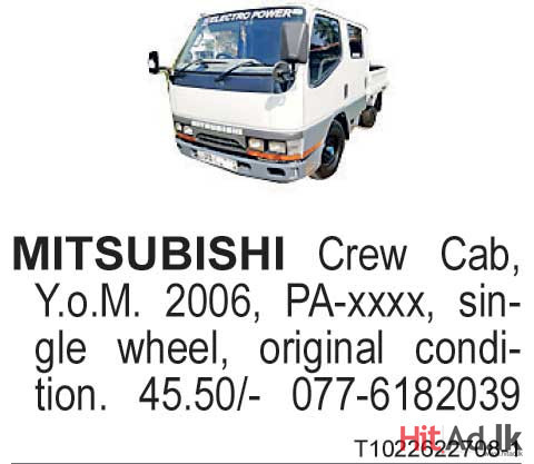 Mitsubishi Crew Cab
