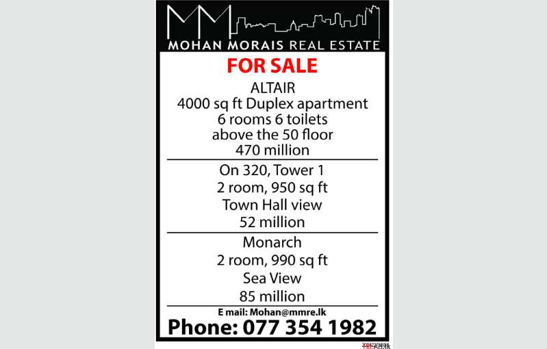 Mohan Morais Real Estate for Sale