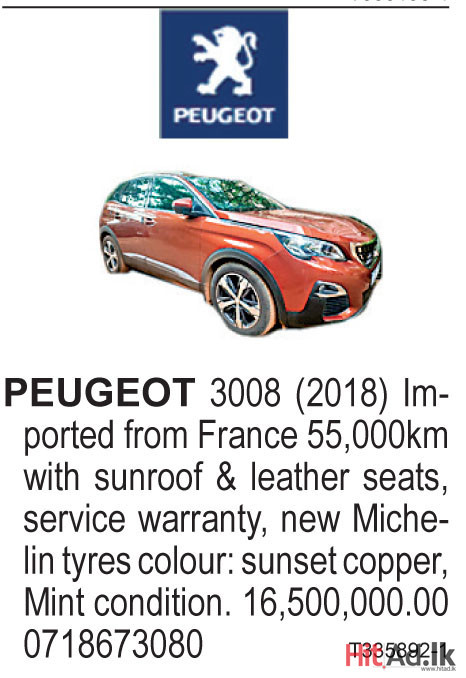 Peugeot 3008 Car