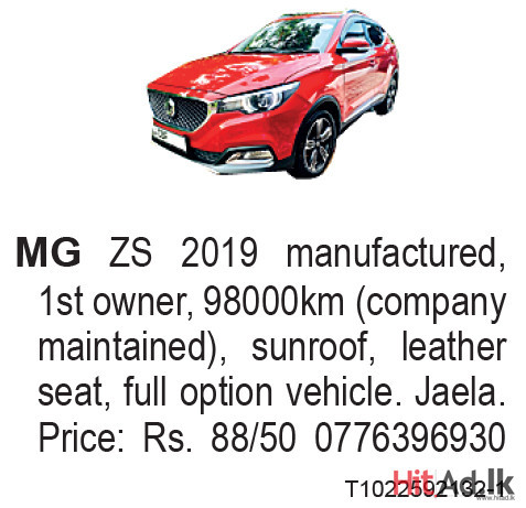 MG ZS 2019 Car