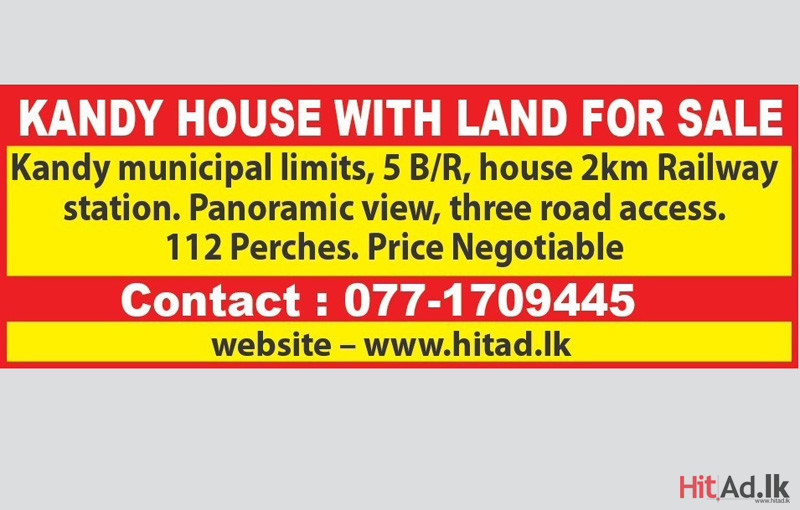 House for sale in Kandy