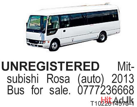 Unregistered Mitsubishi Rosa