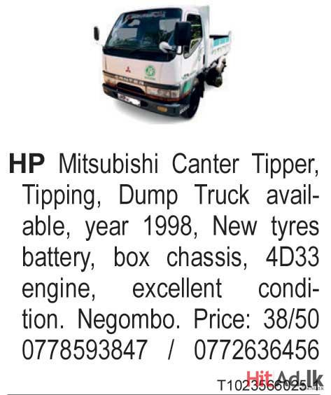 Mitsubishi Canter Tipper