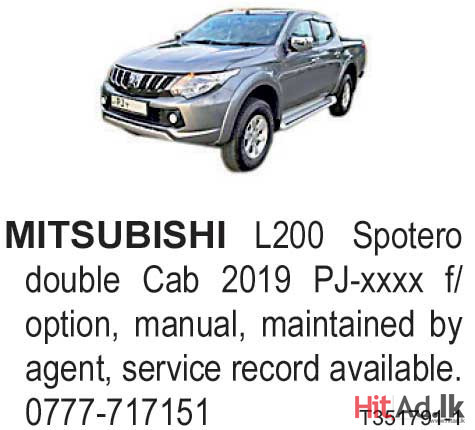 Mitsubishi L200 Spotero double Cab