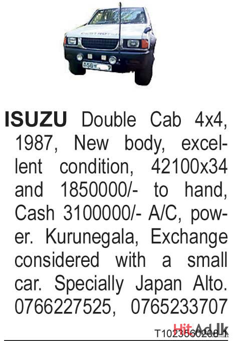 ISUZU Double Cab