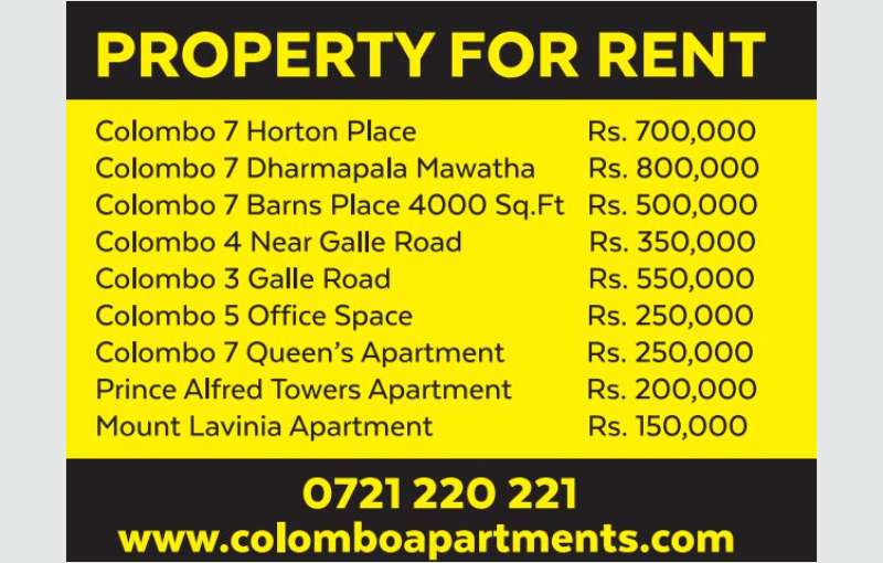 Property for Rent in Colombo