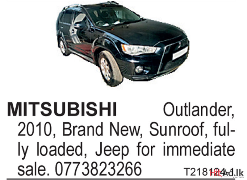 Mitsubishi Outlander 2010 SUV