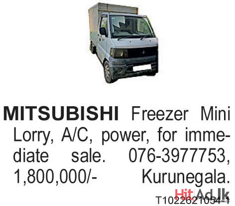 Mitsubishi Freezer Mini Lorry