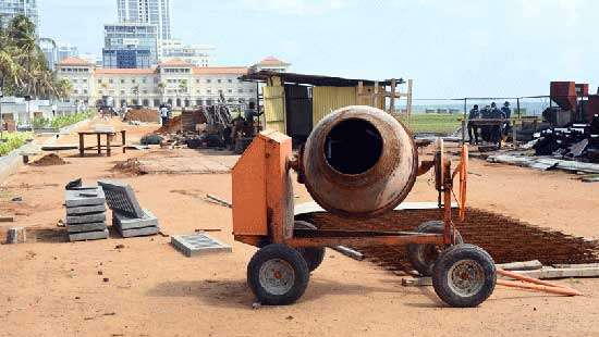 Galle Face Development work is on...