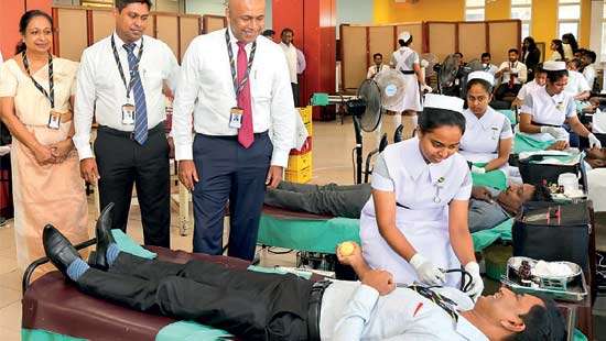 People’s Bank organizes blood donation camp to mark anniversary