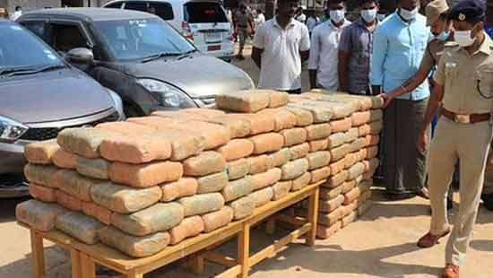 Bid to smuggle 500 kg ganja into Sri Lanka under poultry feed busted in India; six arrested