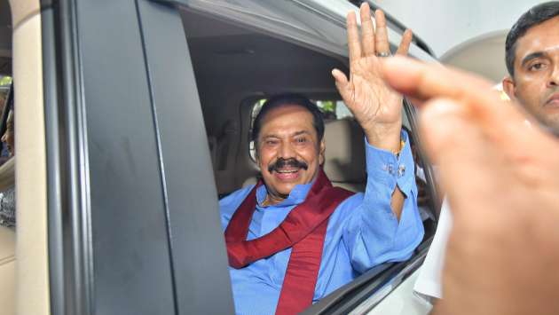 Mahinda Rajapaksa leaves official residence in Colombo