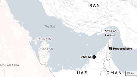 Dubai plans new port to bypass Strait of Hormuz