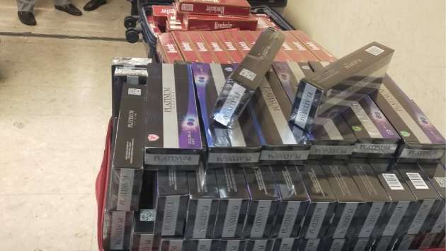 Two arrested with Rs. 14.2M worth foreign cigarettes