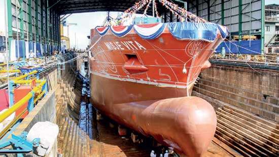 Colombo Dockyard launches Misje Vita bulk carrier