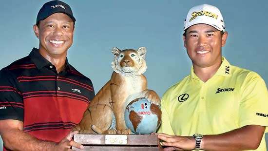 Japan’s Matsuyama wins play-off at World Challenge in event hosted by Tiger Woods
