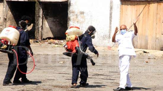 Pettah Manning Market disinfected