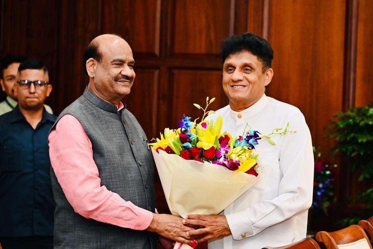 Sajith Premadasa meets Lok Sabha Speaker Om Birla
