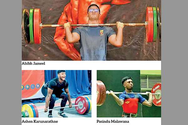 Three weightlifters for Commonwealth Meet