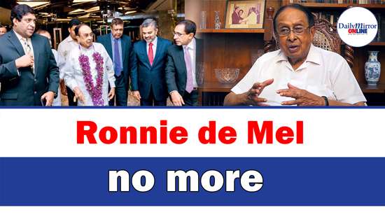 Ronnie de Mel no more