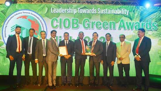 The Great Wall Of Sri Lanka: Rbs Cement Panels By Rhino Roofing Products Limited Secures Gold At Ciob Green Awards 2024