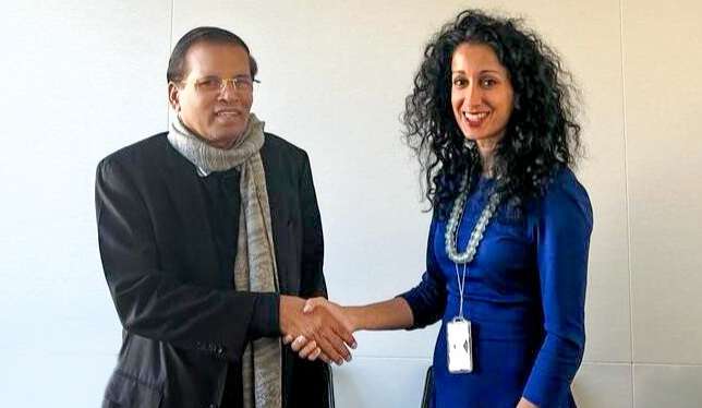 Maithripala Sirisena meets key US official in Washington DC