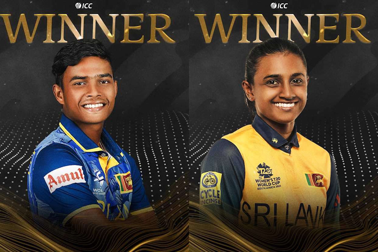 Wellalage, Harshitha crowned ICC Players of the Month for August