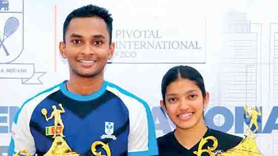 Ravindu Laksiri enters squash hall of fame