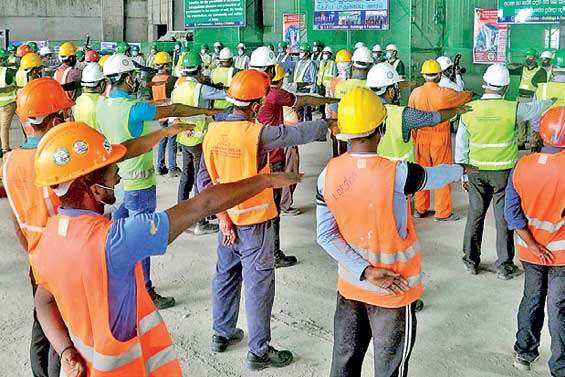 National Safety Week celebrated at ITC One Colombo 1 project