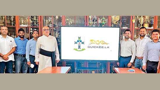 Quickee.lk donates digital teaching system to S. Thomas’ College