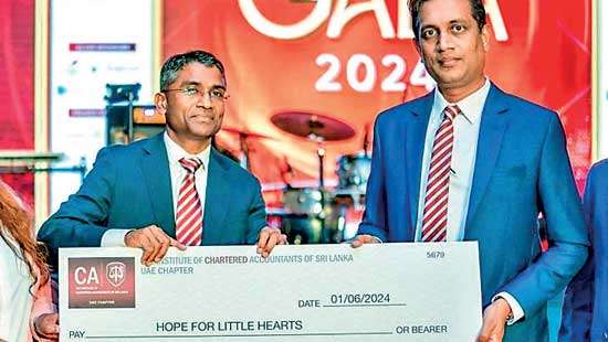 CA Sri Lanka UAE Chapter makes donation to support children battling cancer