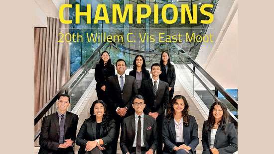 MCB Teams make history for Sri Lanka at Vis East Moot in Hong Kong