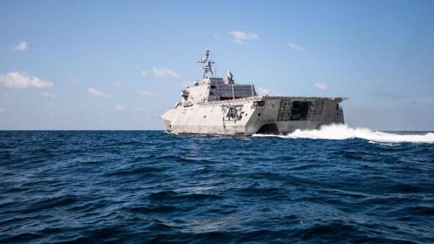 US combat ship USS Tulsa arrives in Colombo