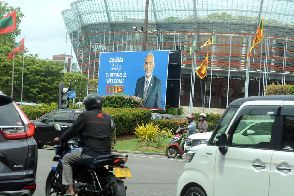 Colombo welcomes Maldives President