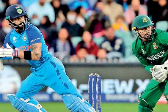 Kohli stars as India beat Bangladesh to stand on brink of T20 semi-finals