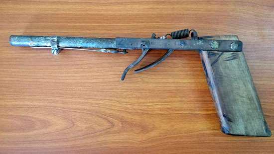 Locally made gun recovered