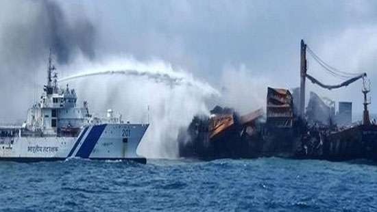 Non-stop firefighting efforts on MV X-Press Pearl yield positive results: India