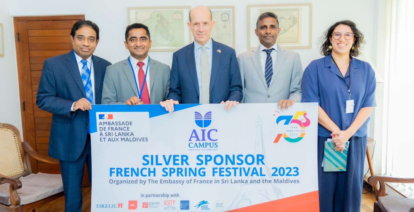 Photo of AIC Campus parraine le « French Spring Festival 2023 » pour célébrer les relations diplomatiques entre le Sri Lanka et la France – Business