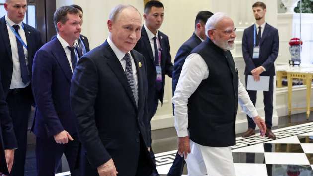 Russia’s Putin arrives in India for summit talks with PM Modi