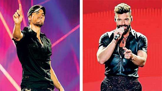 Enrique Iglesias and Ricky Martin  join forces for the first time ever