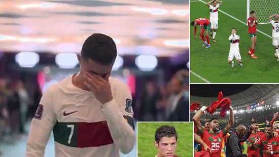 Ronaldo’s World Cup dreams end in floods of tears