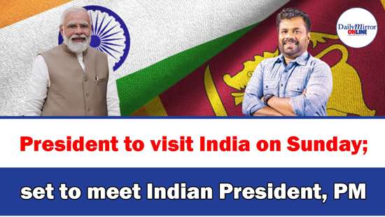 President to visit India on Sunday; set to meet Indian President, PM