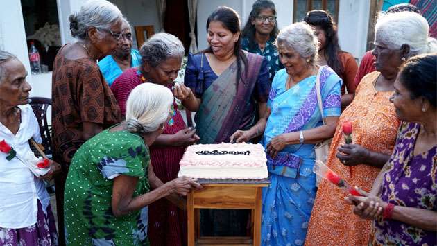Honoring elderly mothers...
