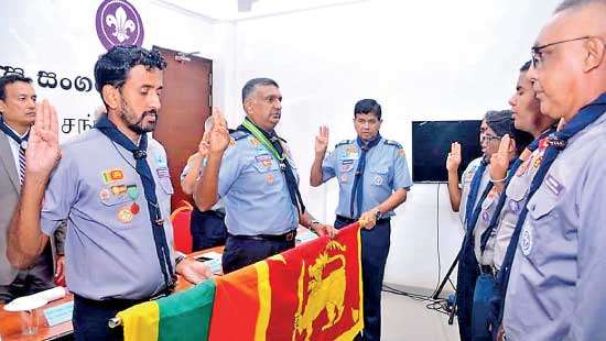 Bon Voyage ceremony for Sri Lanka Scout Commissioners and Rover Scouts