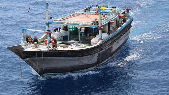 Navy seizes another foreign fishing vessel with  250kg heroin in international waters