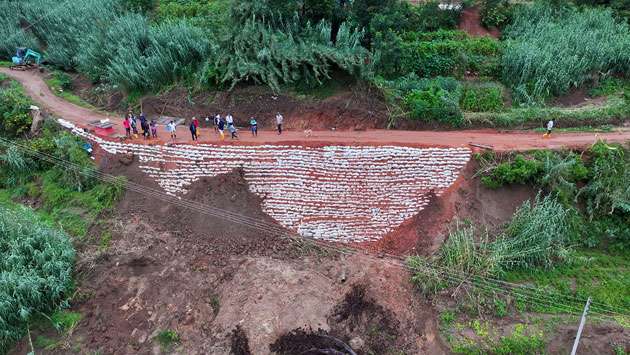 Repairs completed on Uma ela embankments